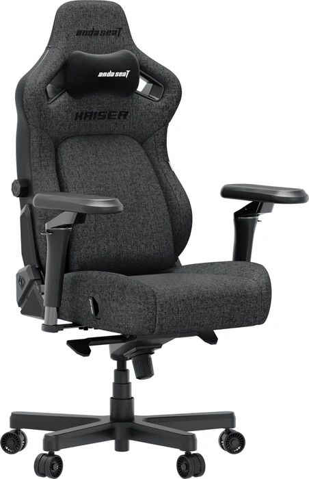 Anda Seat New Kaiser 4 / Kaiser 4 V2 Premium XL Gamingstuhl, Stoff dunkelgrau