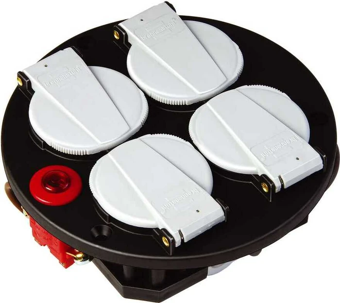 Brennenstuhl Steckdoseneinsatz-Montageplatte 4-fach IP20 230V/16A