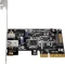 SilverStone ECU03, 1x USB-A 3.1, 1x USB-C 3.1, PCIe 2.0 x2 Vorschaubild
