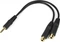 StarTech 3.5mm/2x 3.5mm Klinke Adapterkabel Splitter, 0.15m Vorschaubild