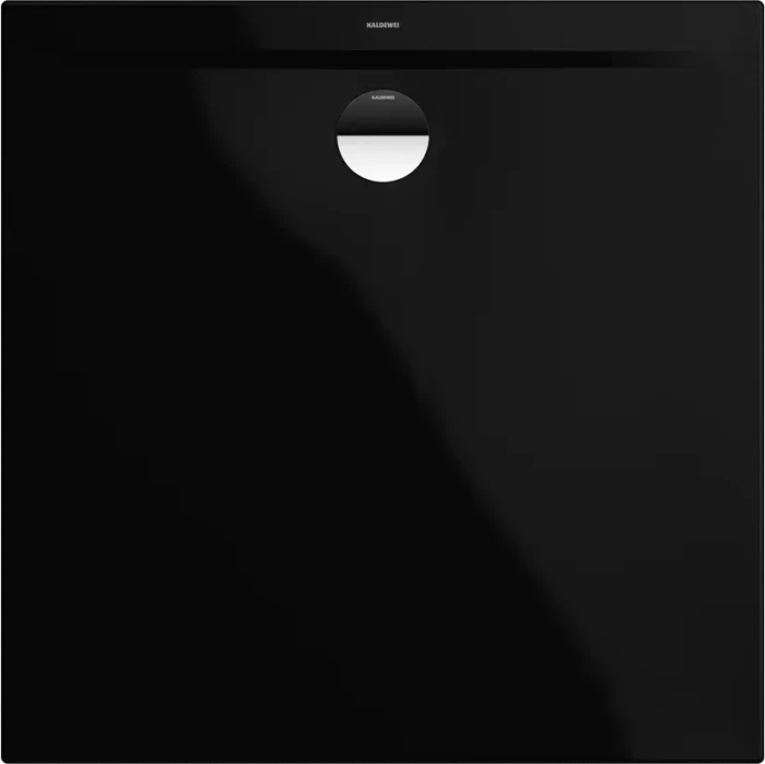 Kaldewei Superplan Zero 1516-1 Duschwanne 80x80cm, Perl-Effekt, schwarz