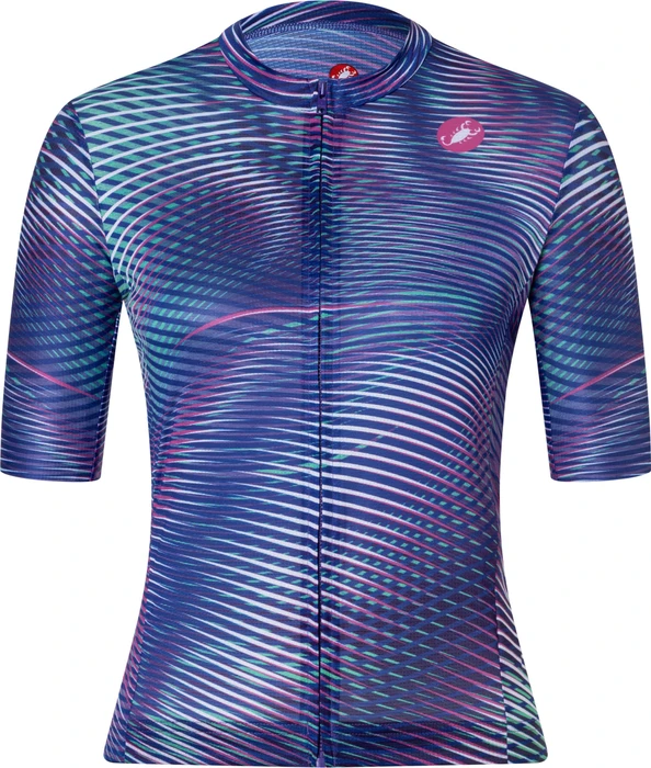 Castelli Cosmic Vortex Trikot kurzarm multicolor ultraviolet rose (Damen)