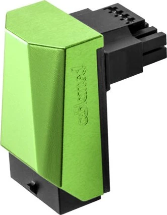 CableMod 12VHPWR Winkeladapter 90 Grad, Variante B, Sense-Pins an der Oberseite, grün