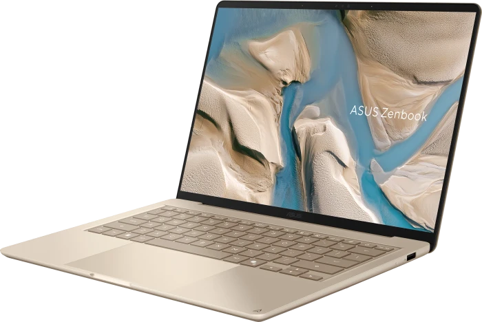 ASUS Zenbook 14 UX3480QA-U1157W, Zabriskie Beige, Snapdragon X - X1-26-100, 16GB RAM, 512GB SSD, DE