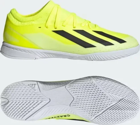 adidas X Crazyfast League IN team solar yellow 2/core black/cloud white (Junior)