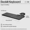 HP 400 Backlit Wired Keyboard, Jet Black, LEDs weiß, USB, DE Vorschaubild