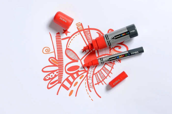 Lyra Graduate Mark All Permanentmarker 2mm sortiert, 8er-Set, Etui