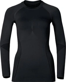 Odlo Evolution Warm Funktionsshirt langarm black/odlo graphite grey (Damen)