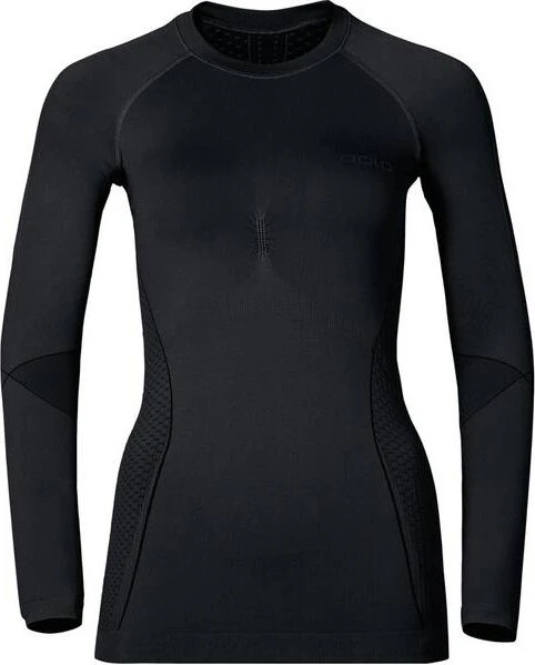 Odlo Evolution Warm Funktionsshirt langarm black/odlo graphite grey (Damen)