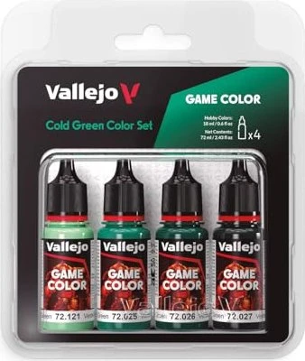 Vallejo Game Color Cold Green Color Farbset, 4-tlg.