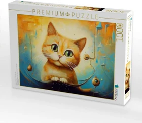 Calvendo Katze Im Stil von Salvador Dali