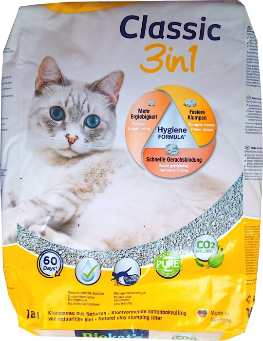 Gimborn Biokat's Classic 3in1 Katzenstreu, 18l