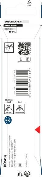 Bosch Professional PRO Stainless Steel HSS-Co Spiralbohrer, 7x69x109mm, 1 Stück