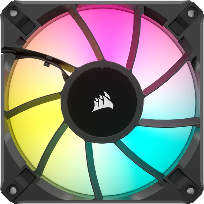 Corsair AF Series iCUE AF120 RGB Elite Triple Fan Kit, schwarz, LED-Steuerung, 120mm, 3er-Pack
