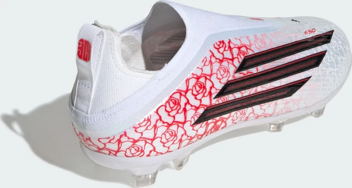 adidas F50 Elite Lamine Yamal Laceless FG cloud white/core black/lucid red (Junior)