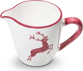 Gmundner Keramik Bordeauxroter Hirsch Milchkanne 200ml