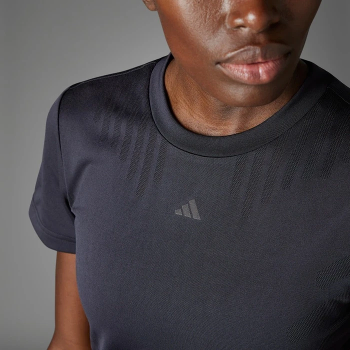 adidas HIIT Airchill Training Funktionsshirt kurzarm schwarz (Damen)