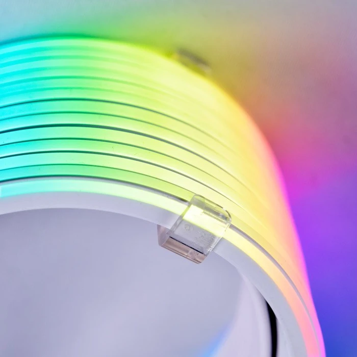 Lian Li Strimer Plus V2 12VHPWR, 16-Pin PCIe Verlängerungskabel, RGB beleuchtet, 12 LED-Bahnen, 32cm