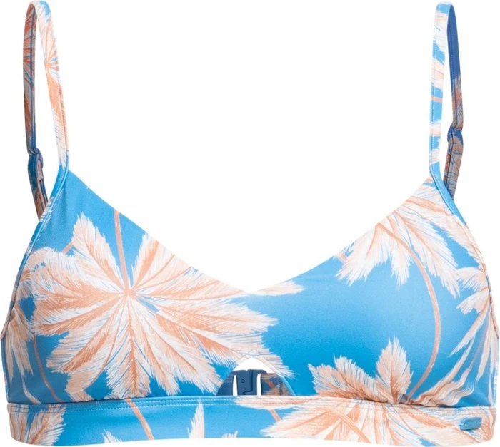 Roxy Love The Cross Step Bralette Bikini-Oberteil azure blue/palm island (Damen)