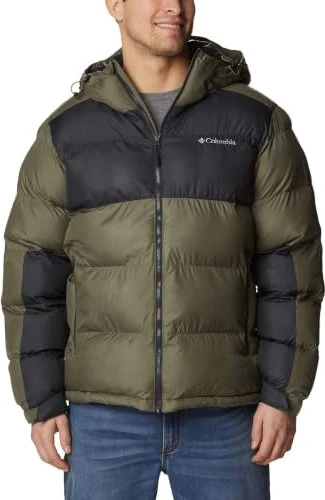 Columbia Pike Lake II Puffer Hooded Jacke stone green/shark (Herren)