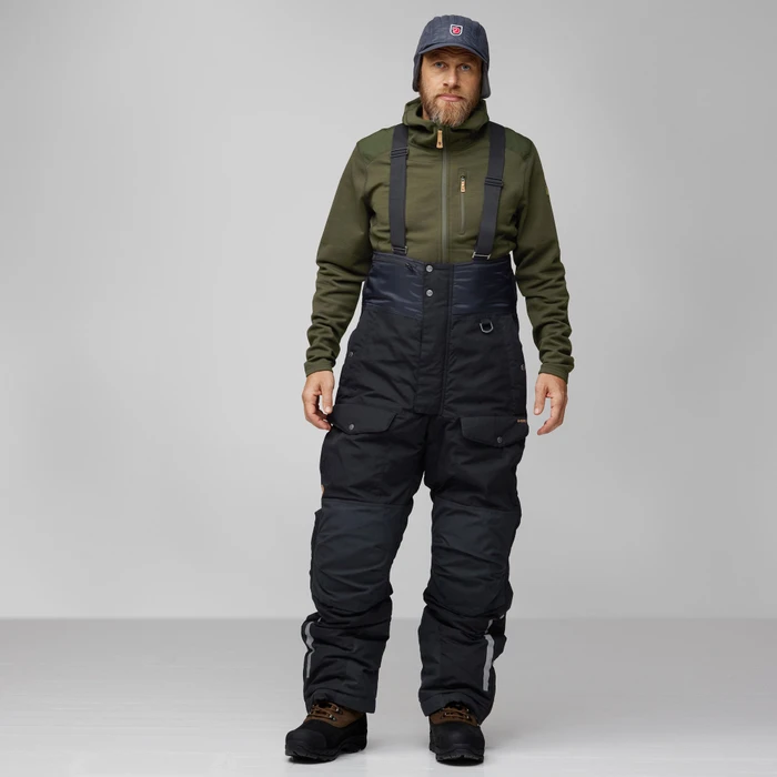 Fjällräven Polar Bib Hose lang schwarz (Herren)