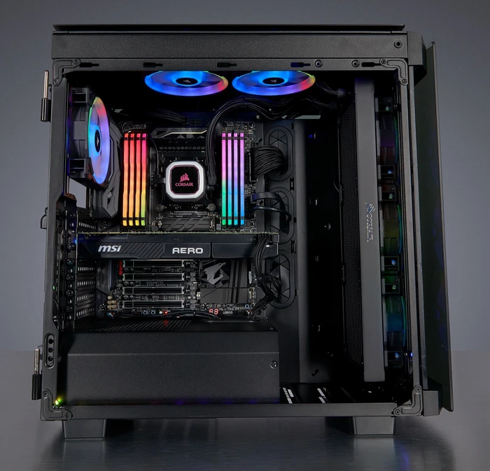 Corsair Obsidian 500D RGB SE, Glasfenster