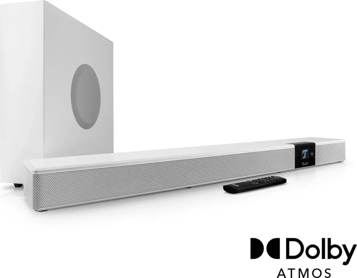 Teufel Cinebar 22 für Dolby Atmos 5.1-Set weiß