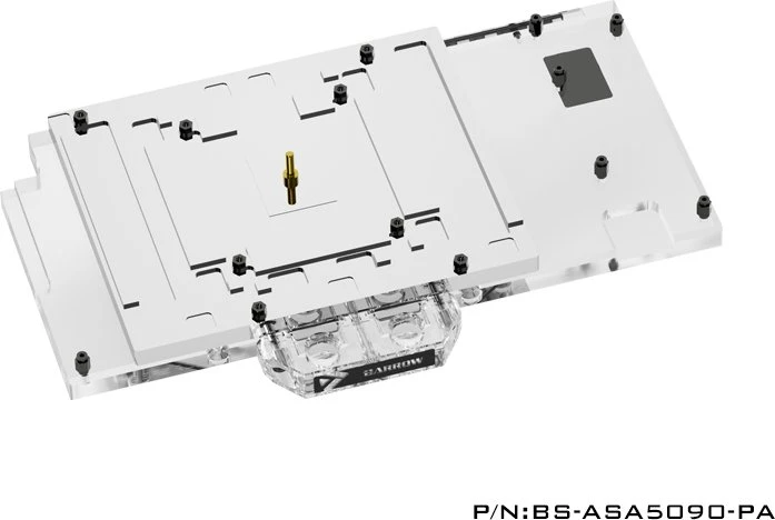Barrow NVIDIA RTX 5090 LRC 2.0 Full Coverage GPU Water Block, ASUS Astral 5090, BS-ASA5090-PA, schwarz