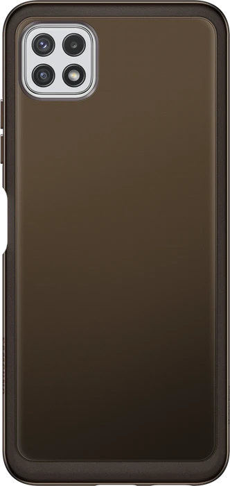 Samsung Soft Clear Cover für Galaxy A22 5G schwarz