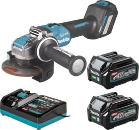 Makita GA041GD201 XGT Akku-Winkelschleifer inkl. 2 Akkus 2.5Ah