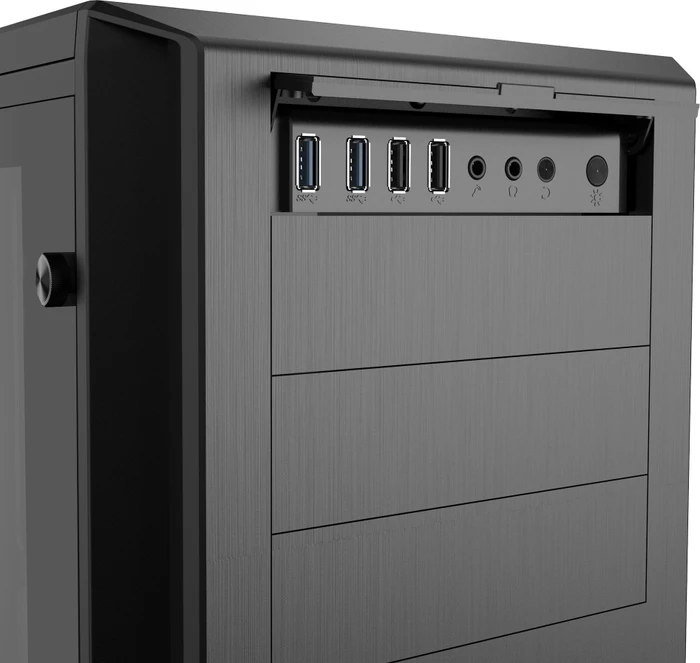 Phanteks Enthoo Pro Tempered Glass, schwarz, Glasfenster