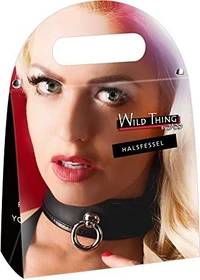 Zado Wild Thing Leder Halsfessel S-L schwarz