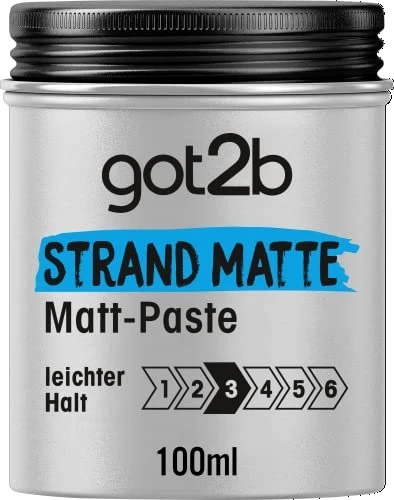 Schwarzkopf got2b Strand Matte Styling Matt Paste, 100ml