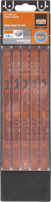 Bahco BIM Sandflex Handsägeblatt 32TPI, 300x0.65mm, 100 Stück