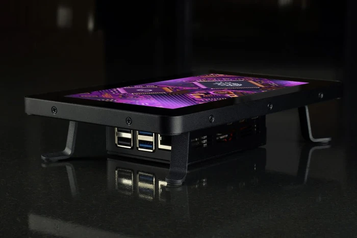 KKSB Gehäuse für Raspberry Pi 5, Desktop Orientation, schwarz