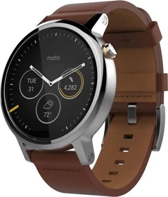 Motorola Moto 360 2nd Gen. 46mm silber/braun