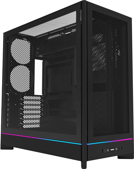 Montech HS01 Black, Glasfenster