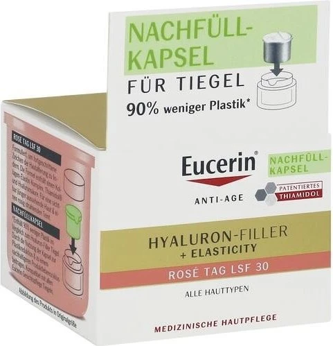 Eucerin Anti-Age Hyaluron-Filler + Elasticity Rosé LSF30 Refill, 50ml