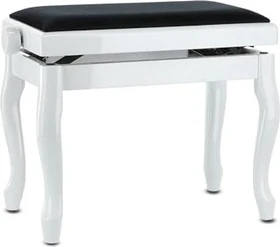 Gewa Pianobank Deluxe Classic weiß hochglanz