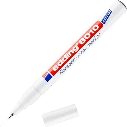 edding 8010 Labormarker weiß 0,75 mm, 1 St.