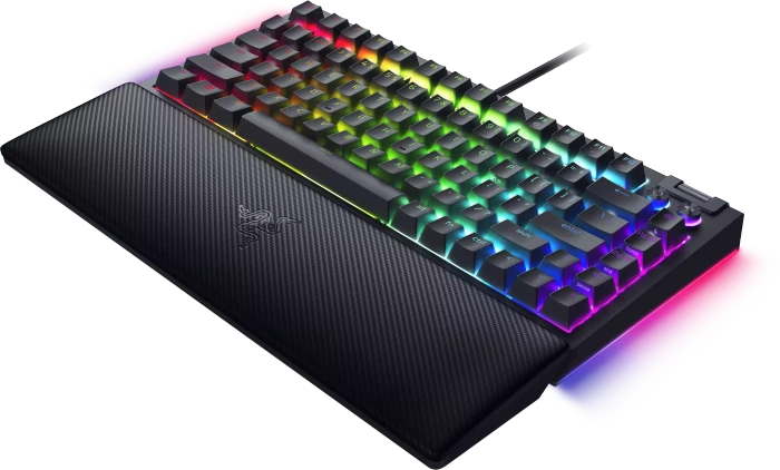 Razer BlackWidow V4 75%, hot-swap, Razer ORANGE Tactile Gen-3, USB, EN