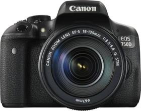 Canon EOS 750D mit Objektiv EF-S 18-135mm 3.5-5.6 IS STM
