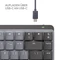Logitech MX Mechanical Mini for Mac, Space Gray, LEDs weiß, Logi Bolt, Kailh Choc V2 LOW PROFILE BROWN, USB/Bluetooth, CH Vorschaubild