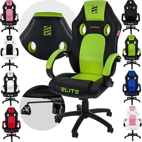 Miweba Elite MG-100 Gamingstuhl, schwarz/neongrün
