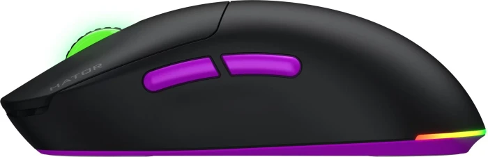 Hator Quasar 3 Ultra 8K Wireless Gaming Mouse schwarz, USB/Bluetooth