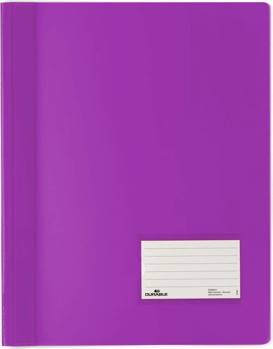 Durable Duralux Transluzent Schnellhefter, A4, violett/transparent