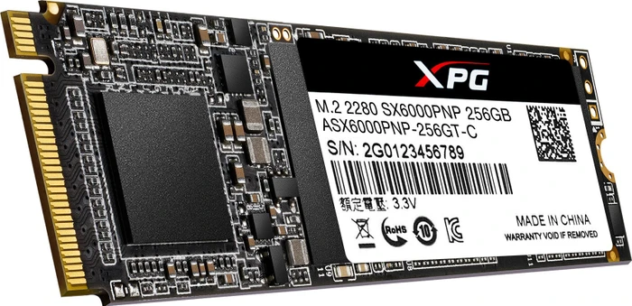 ADATA XPG SX6000 Pro 256GB, M.2 2280 / M-Key / PCIe 3.0 x4