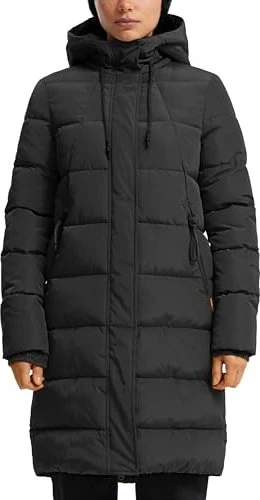 QS Wattierter Funktionsmantel schwarz (Damen)