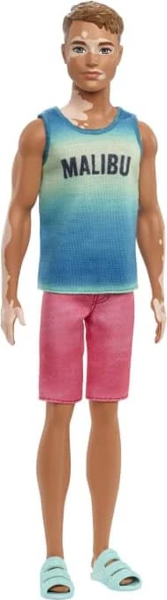 Mattel Barbie - Fashionistas Ken im Malibu-Tanktop Vitiligo