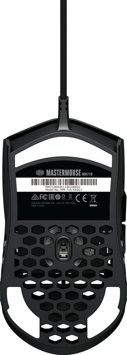 Cooler Master MasterMouse MM710 Gaming Maus schwarz matt, USB